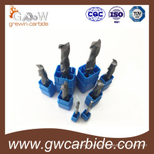 Two Flutes Solid Carbide End Mill HRC45-50 Tiain Coating